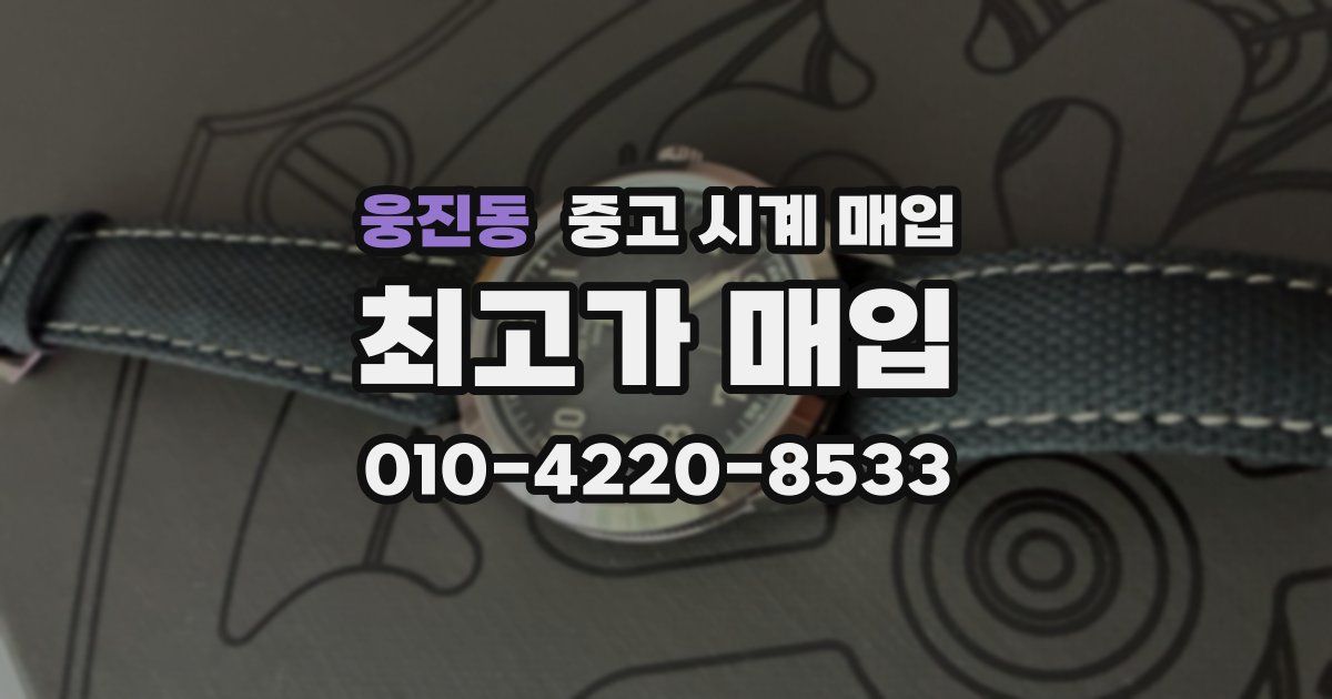 웅진동 중고 시계 매입