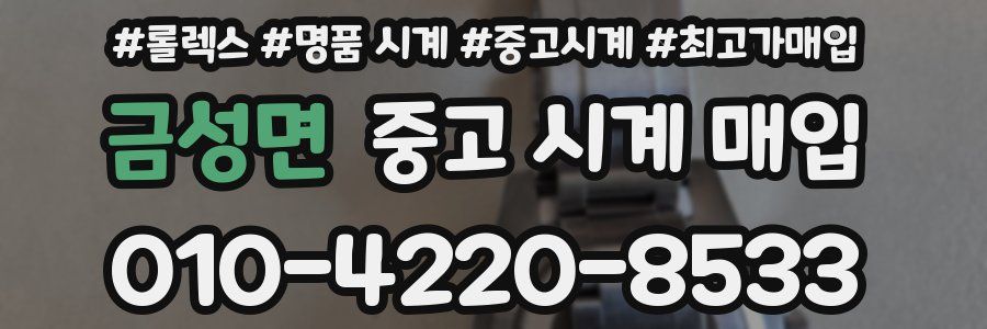 금성면 중고 시계 매입