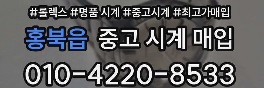 홍북읍 중고 시계 매입