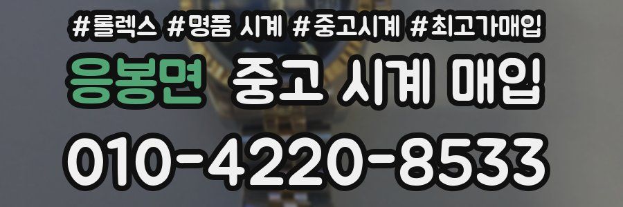 응봉면 중고 시계 매입
