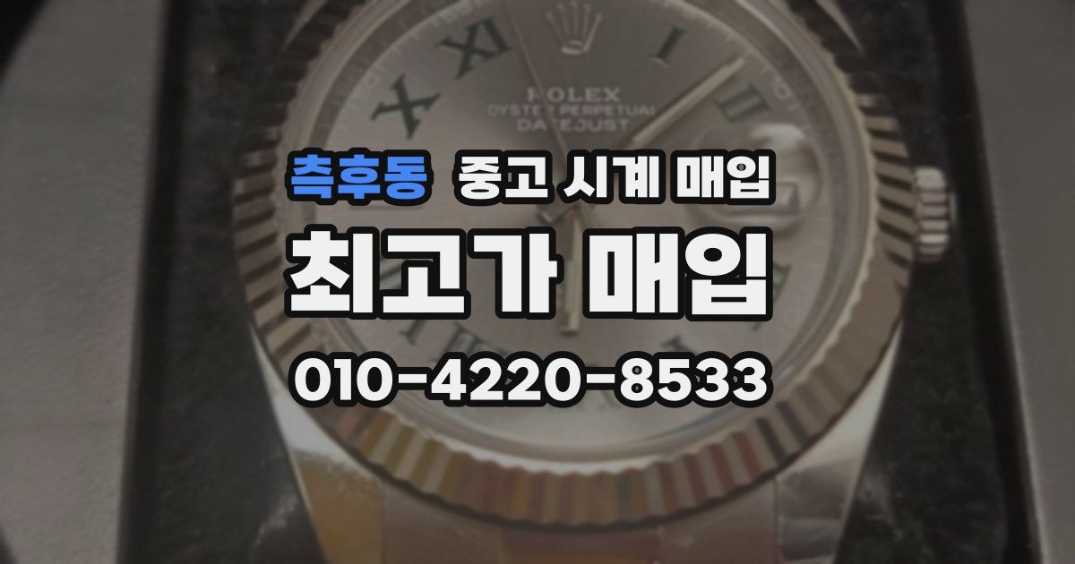 측후동 중고 시계 매입