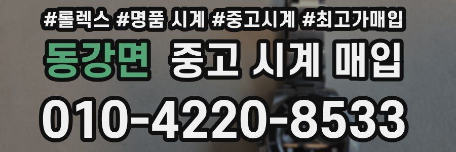 동강면 중고 시계 매입