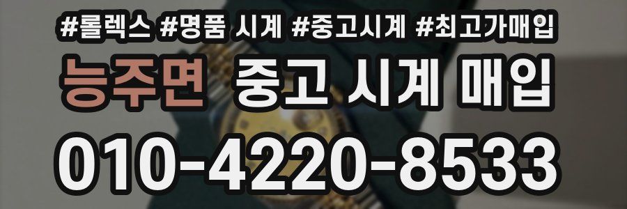 능주면 중고 시계 매입