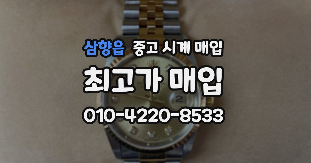 삼향읍 중고 시계 매입