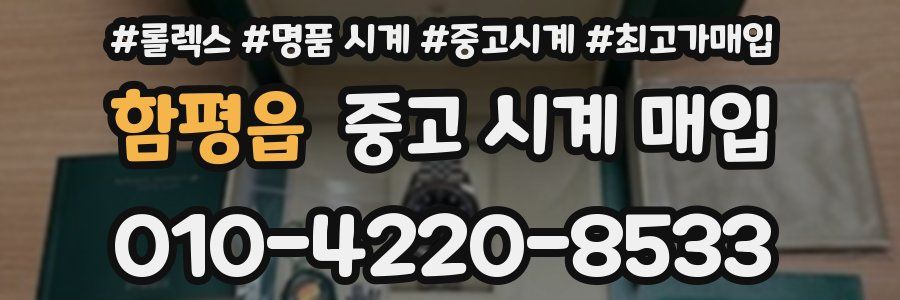 함평읍 중고 시계 매입