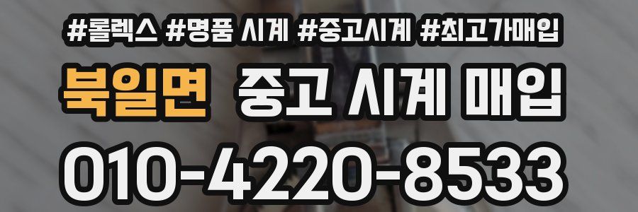 북일면 중고 시계 매입