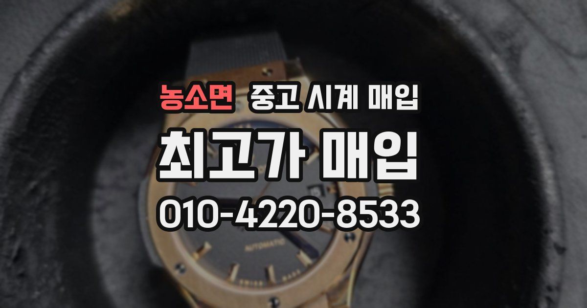 농소면 중고 시계 매입