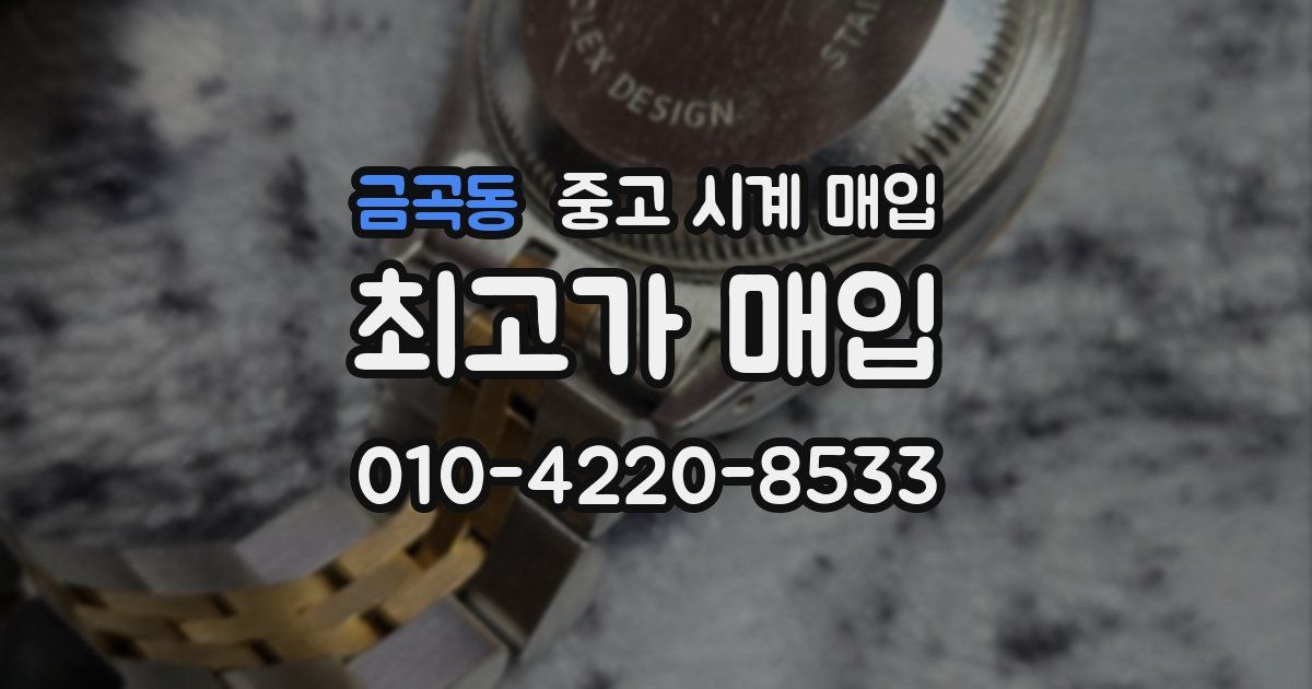 금곡동 중고 시계 매입