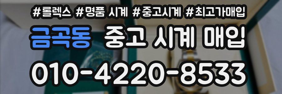 금곡동 중고 시계 매입