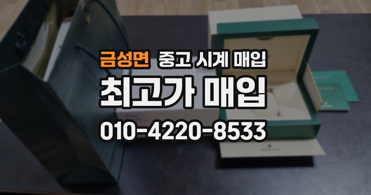 금성면 중고 시계 매입