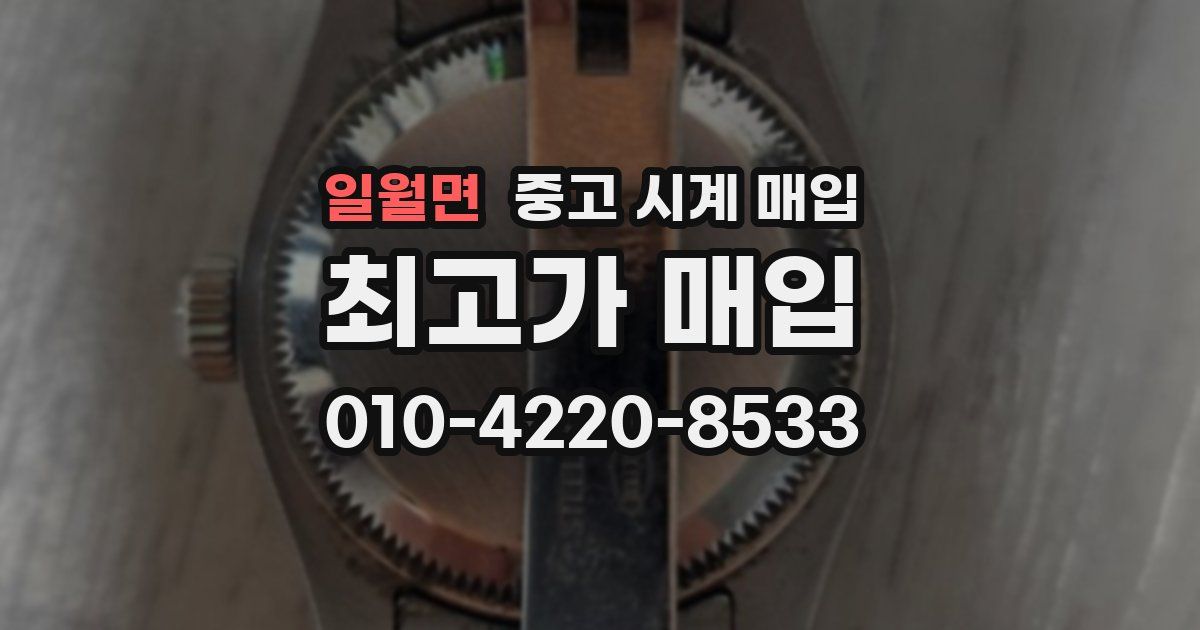 일월면 중고 시계 매입