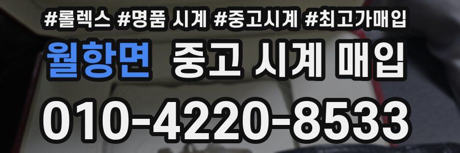 월항면 중고 시계 매입