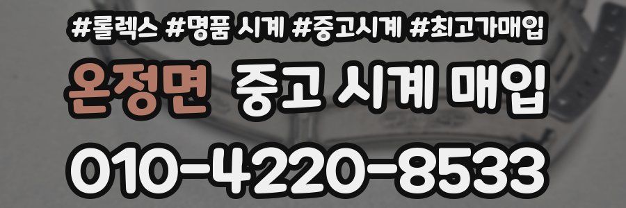 온정면 중고 시계 매입