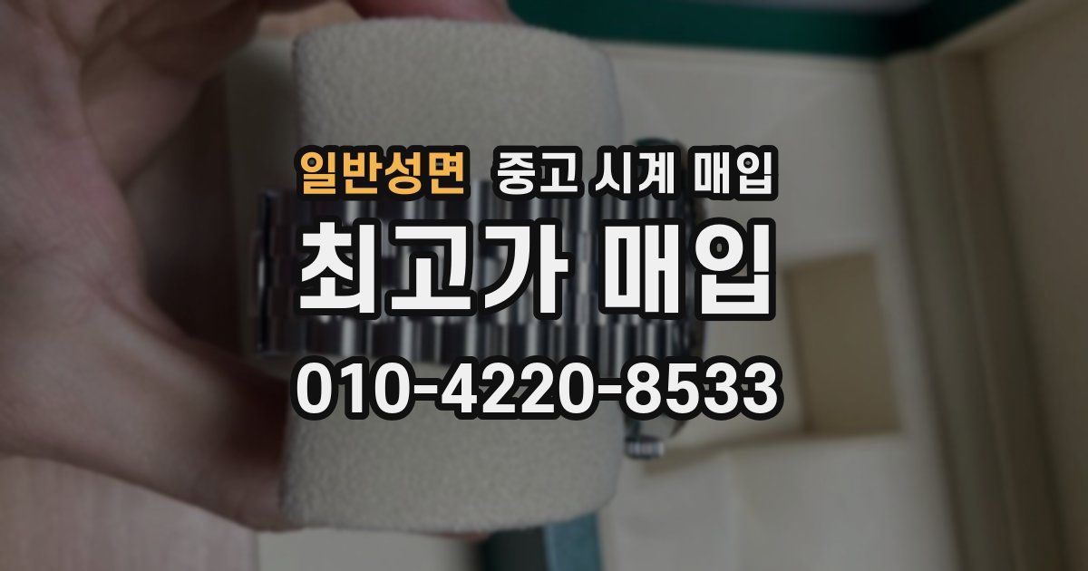 일반성면 중고 시계 매입