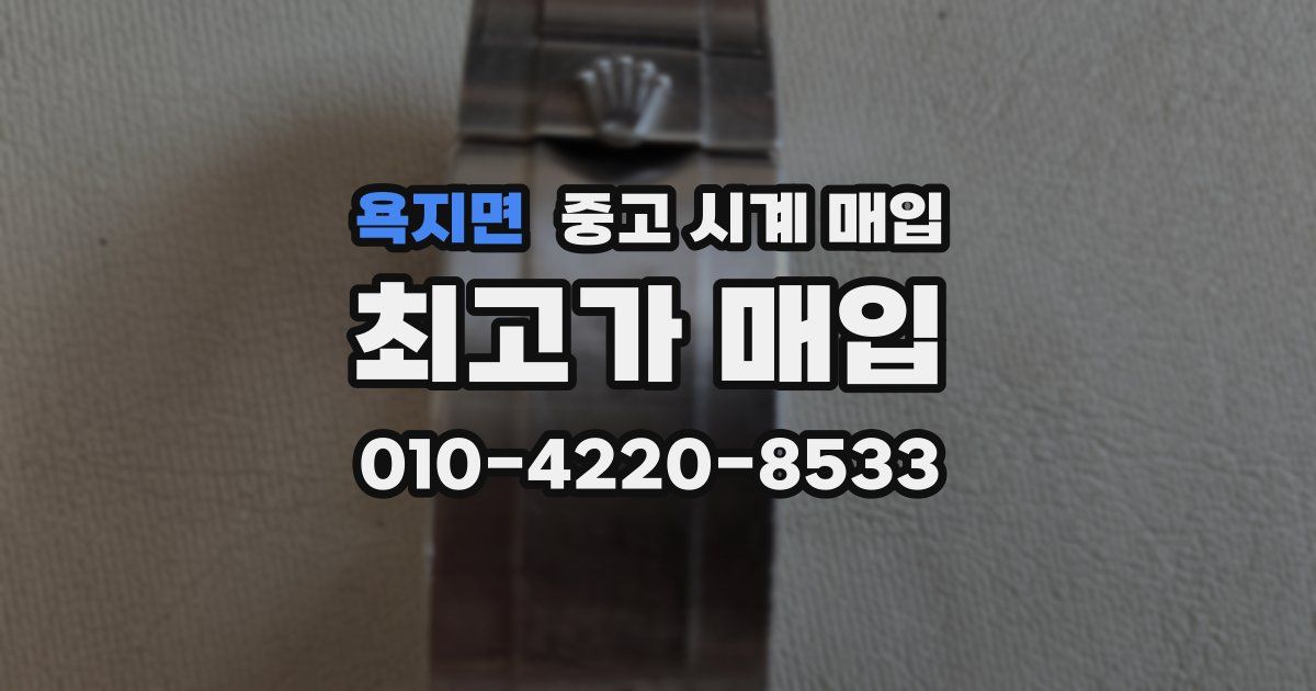 욕지면 중고 시계 매입