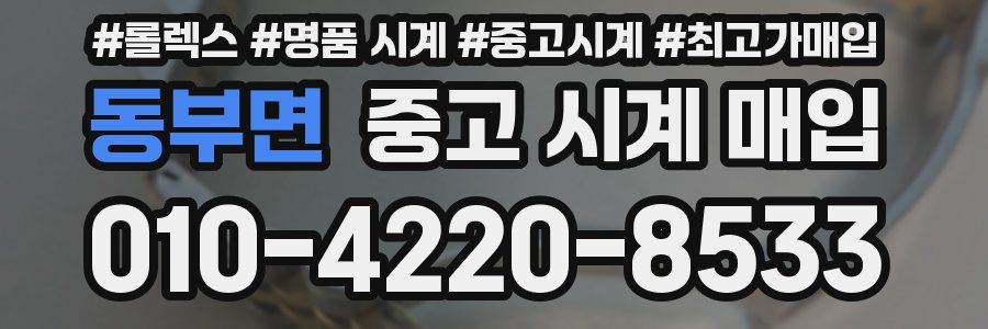 동부면 중고 시계 매입