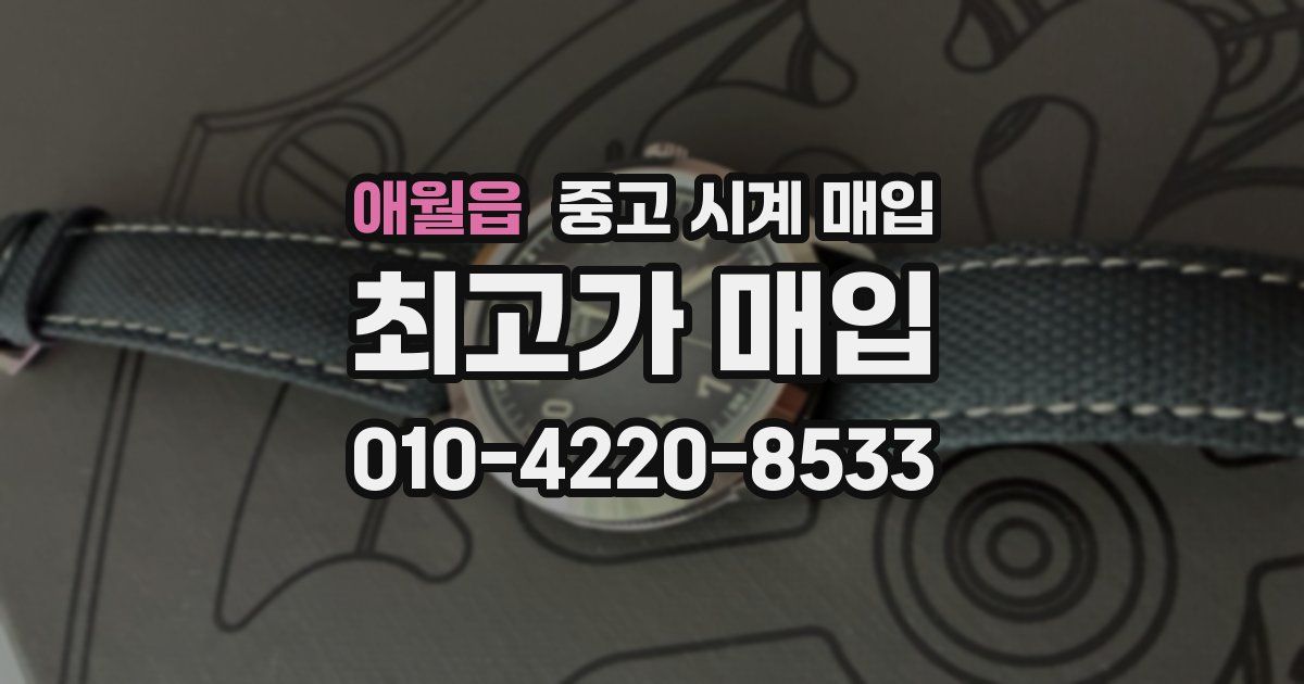 애월읍 중고 시계 매입