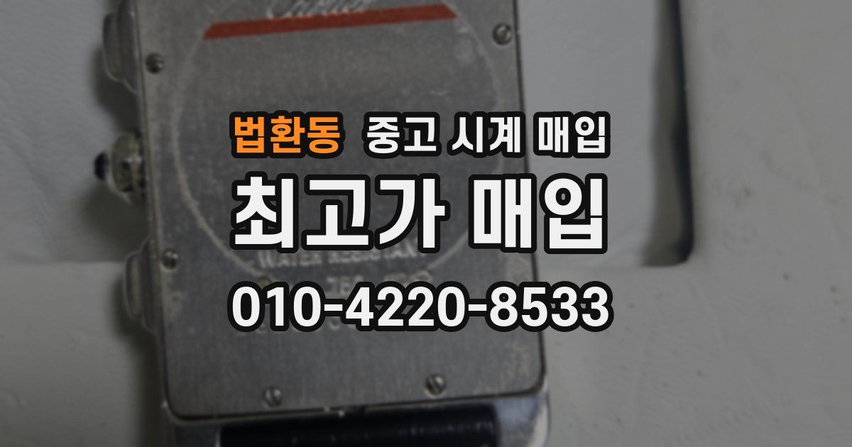 법환동 중고 시계 매입