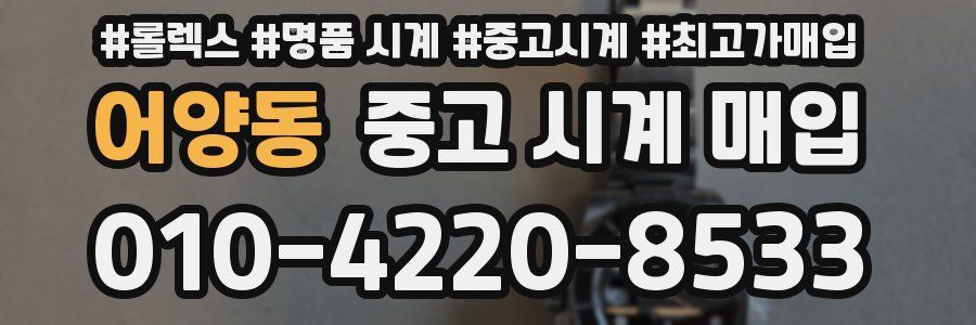 어양동 중고 시계 매입