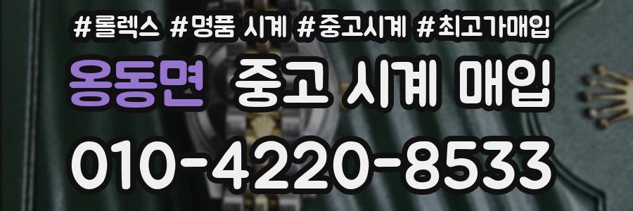 옹동면 중고 시계 매입