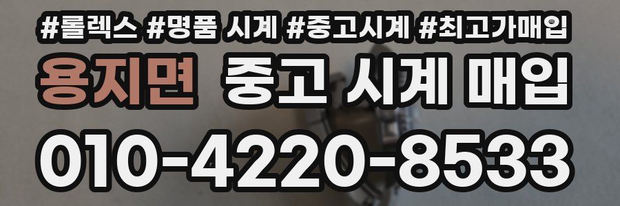 용지면 중고 시계 매입