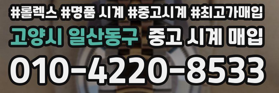 고양시 일산동구 중고 시계 매입