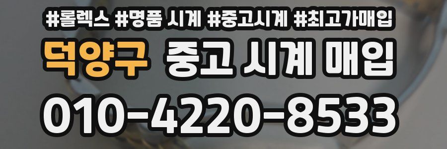 덕양구 중고 시계 매입
