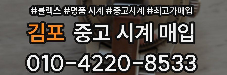 김포 중고 시계 매입