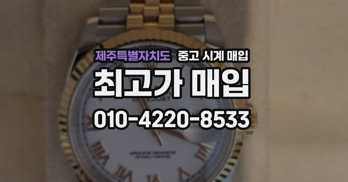 제주특별자치도 중고 시계 매입