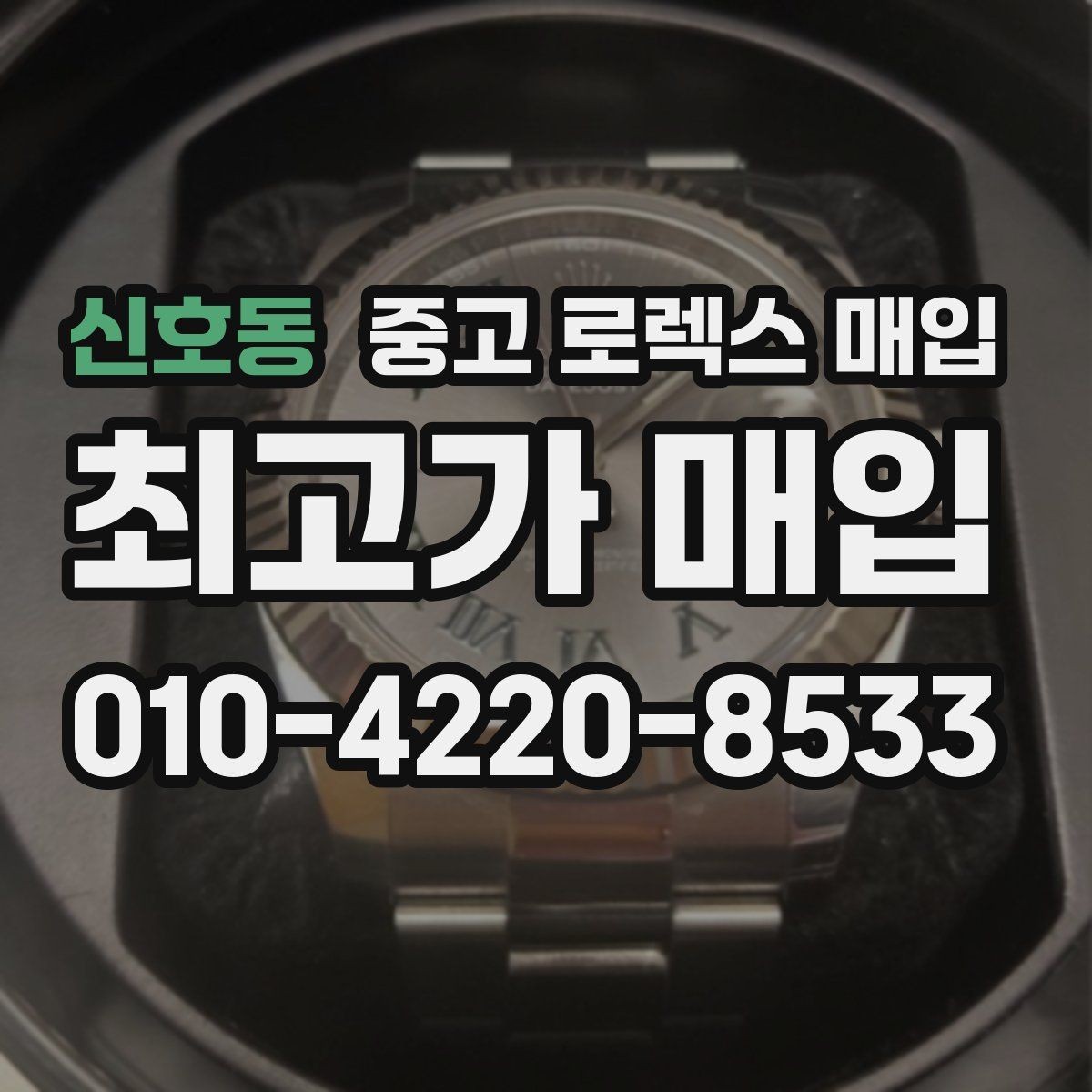 신호동 중고 로렉스 매입 요트마스터 감정 시 체크할 요소