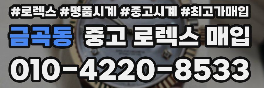 금곡동 중고 로렉스 매입
