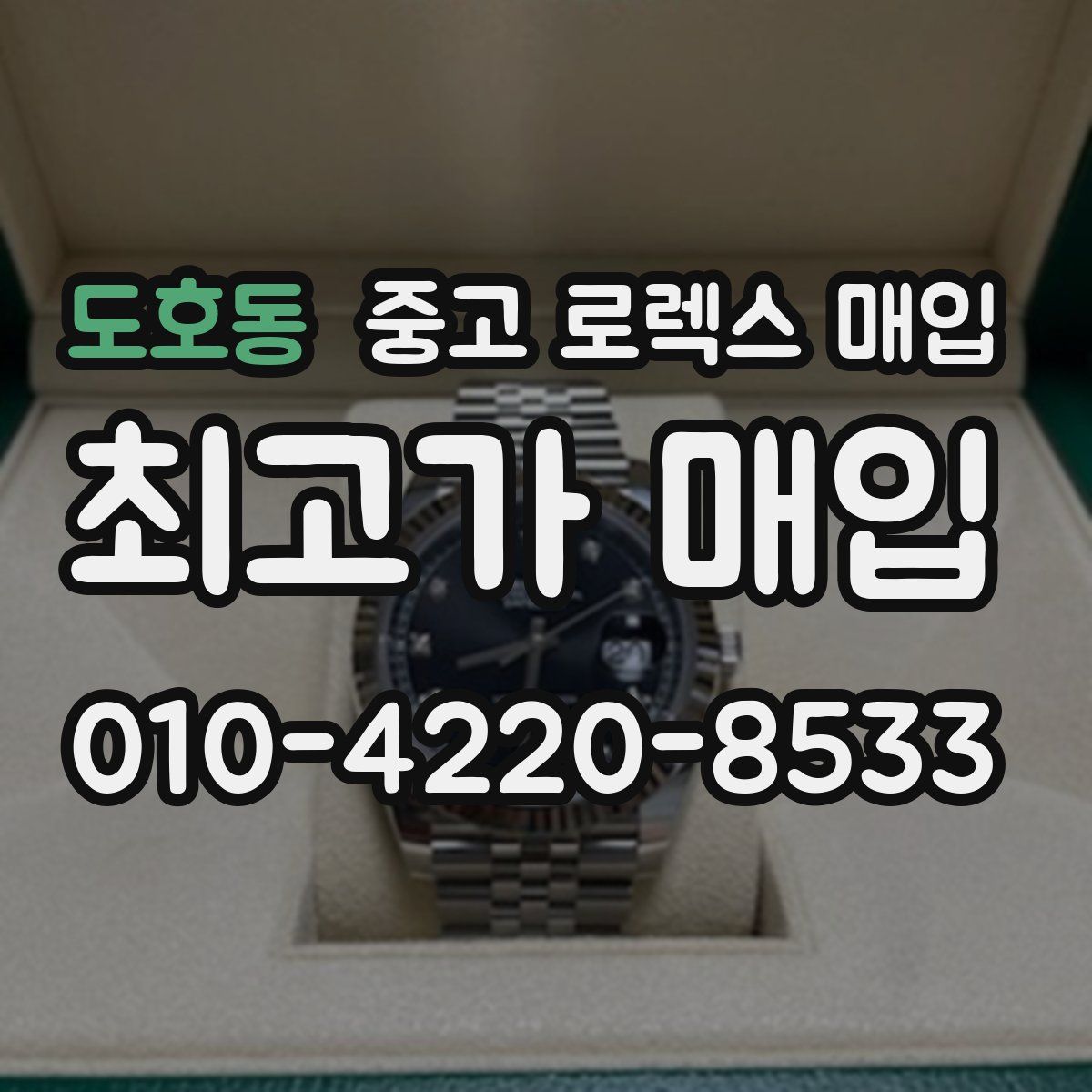 도호동 중고 로렉스 매입