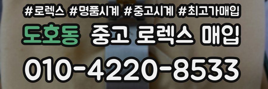 도호동 중고 로렉스 매입