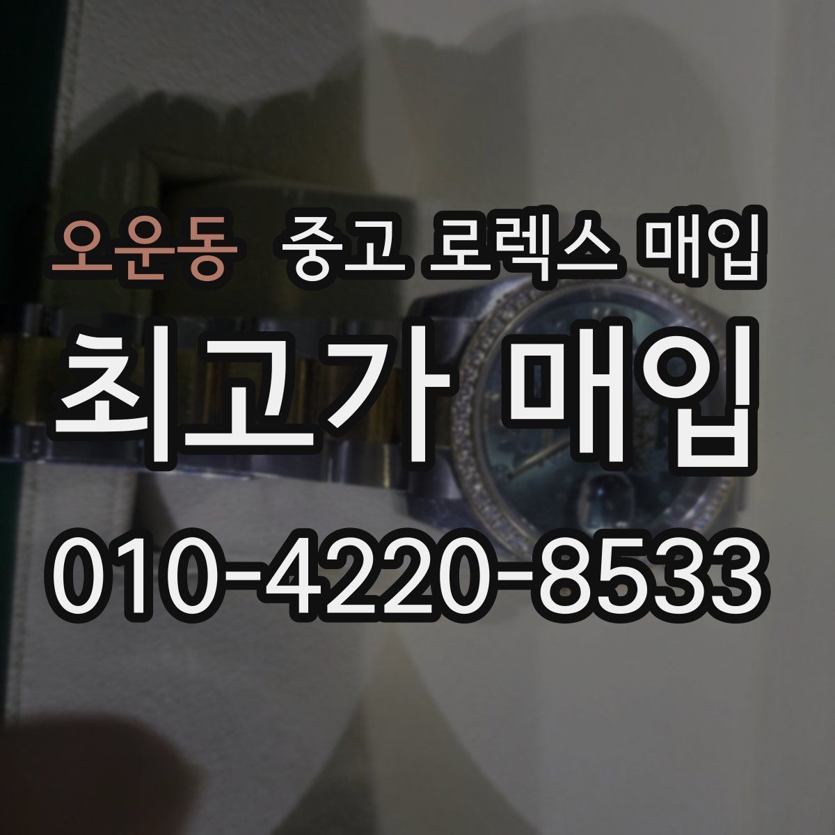 오운동 중고 로렉스 매입