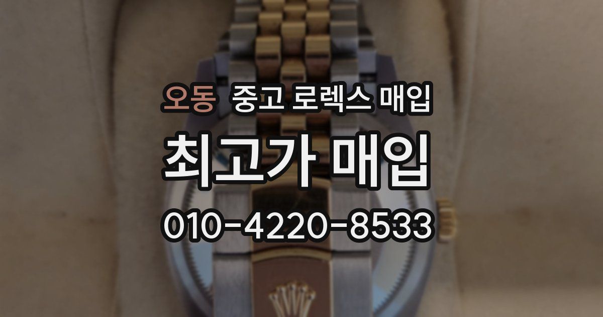 오동 중고 로렉스 매입