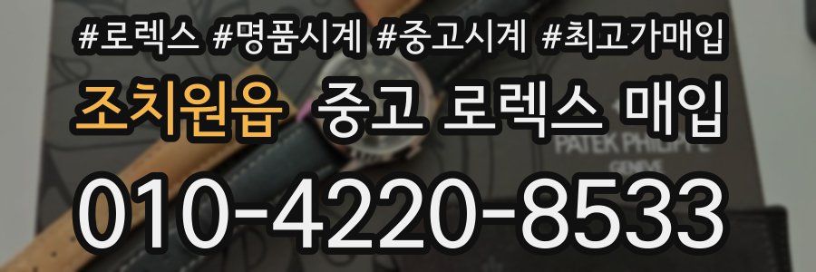 조치원읍 중고 로렉스 매입