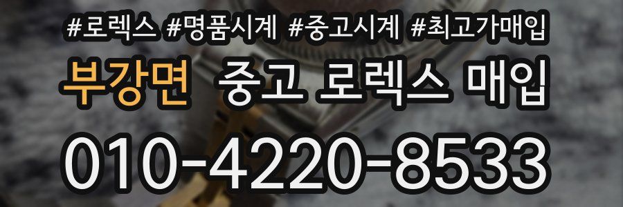 부강면 중고 로렉스 매입