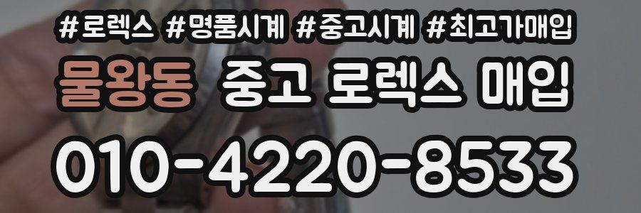 물왕동 중고 로렉스 매입