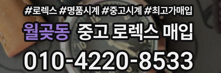 월곶동 중고 로렉스 매입