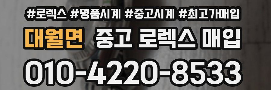 대월면 중고 로렉스 매입