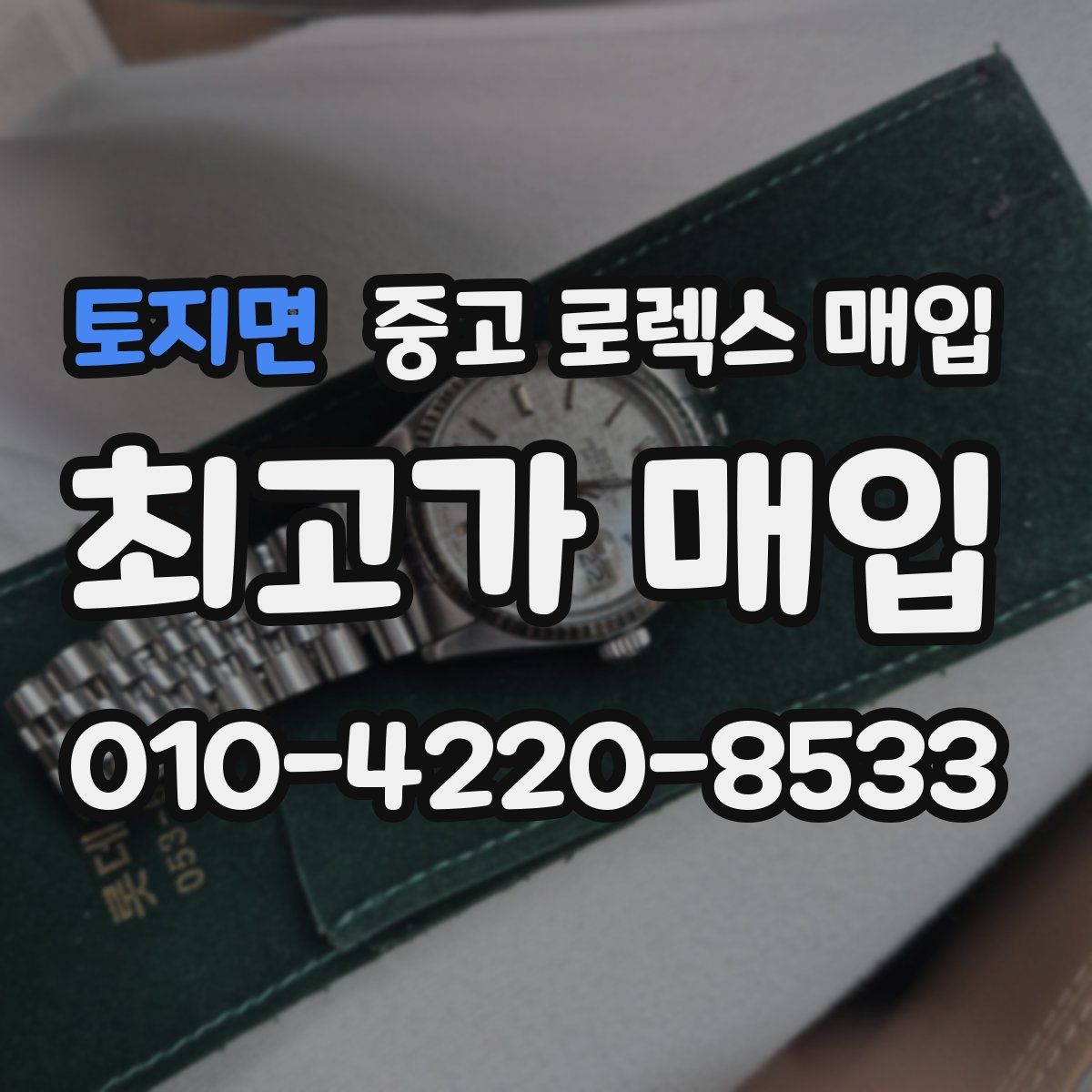 토지면 중고 로렉스 매입