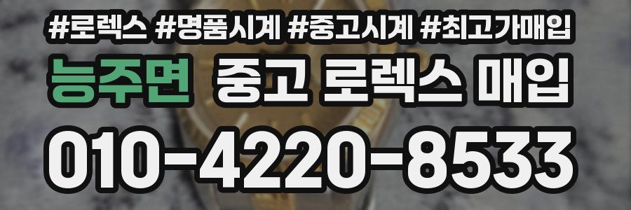 능주면 중고 로렉스 매입