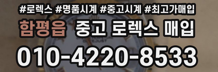 함평읍 중고 로렉스 매입