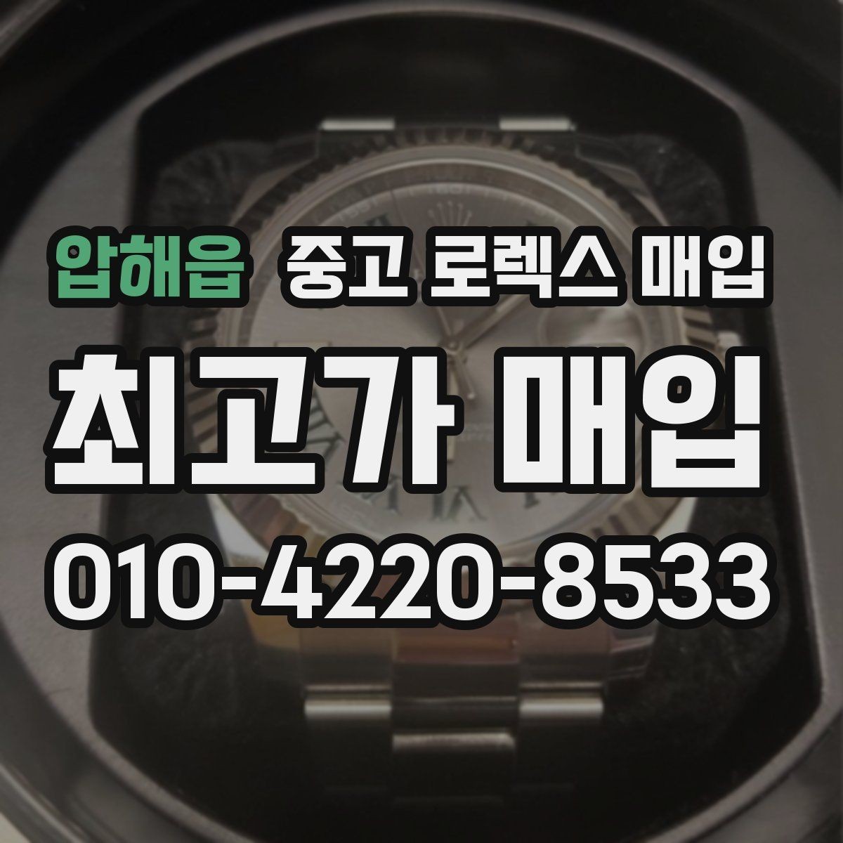 압해읍 중고 로렉스 매입 데이데이 금통 감정의 핵심