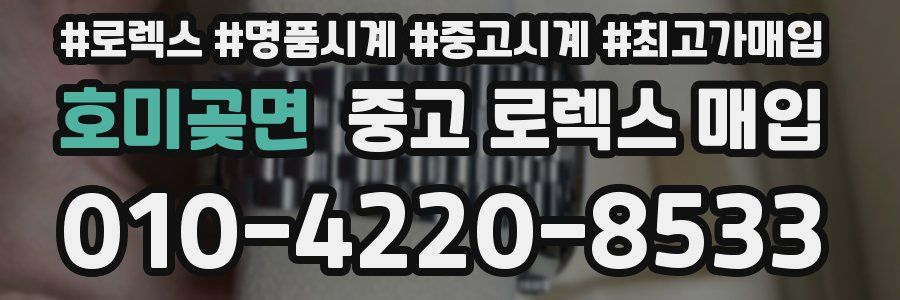 호미곶면 중고 로렉스 매입