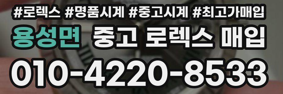 용성면 중고 로렉스 매입