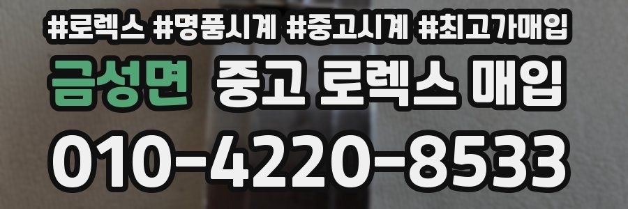 금성면 중고 로렉스 매입