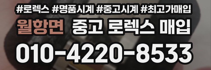 월항면 중고 로렉스 매입