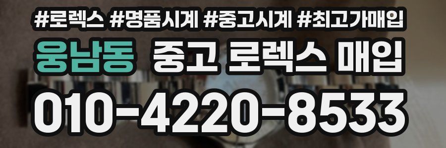 웅남동 중고 로렉스 매입