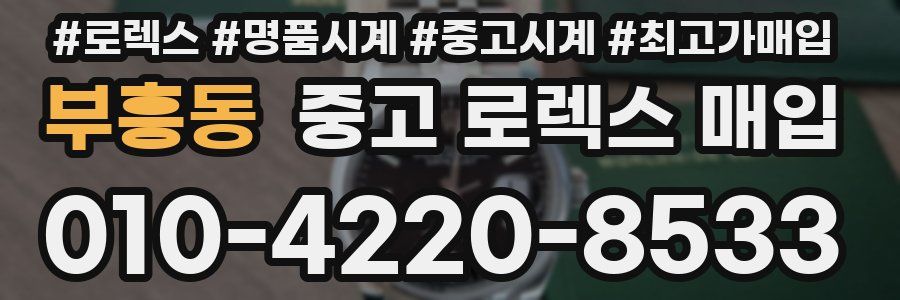 부흥동 중고 로렉스 매입